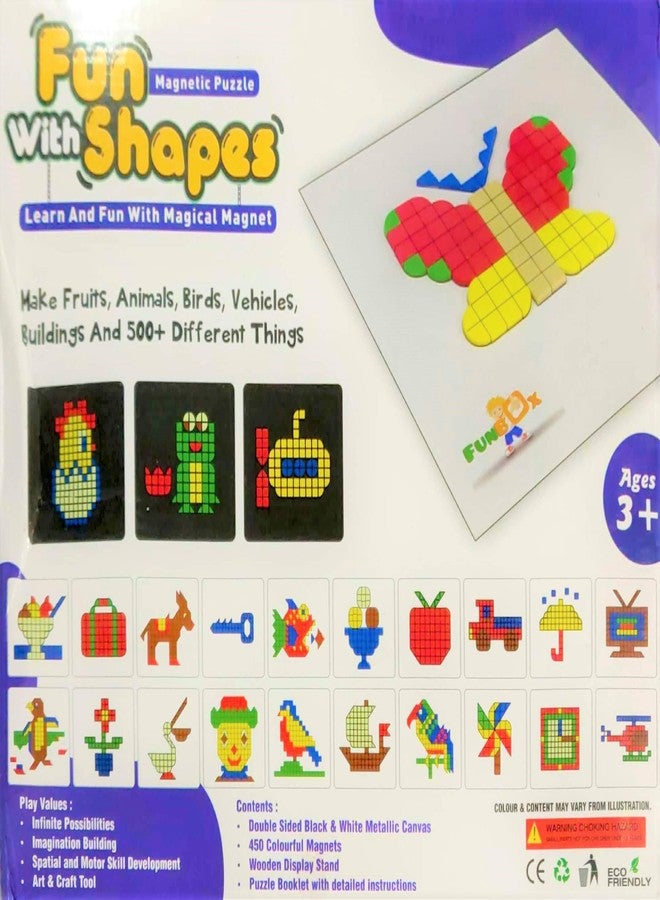 Negi Fun with Shapes Big Magnetic Puzzle for Kids ,450 Pieces - Image 2